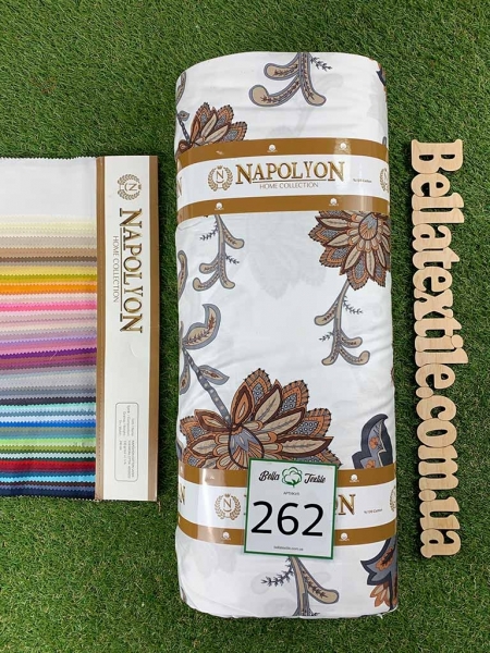 Cатин  принт 262