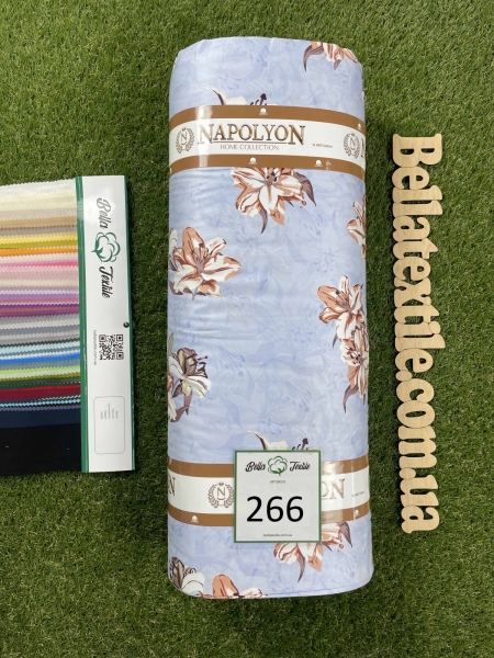 Cатин  принт 266