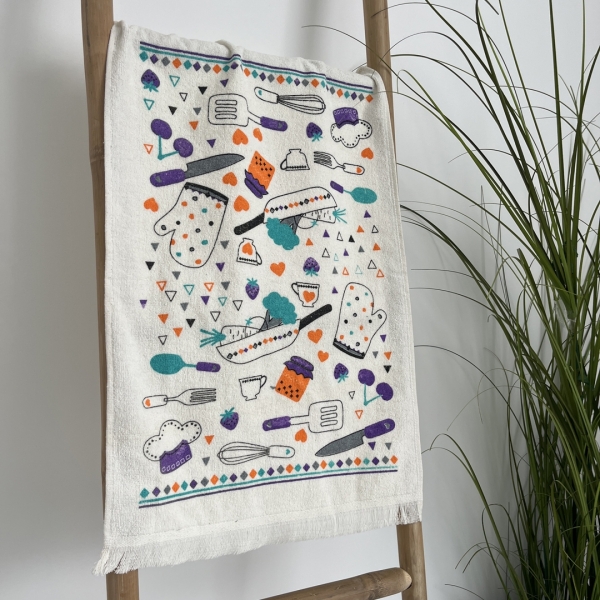 Набір рушників кухня 12шт№12