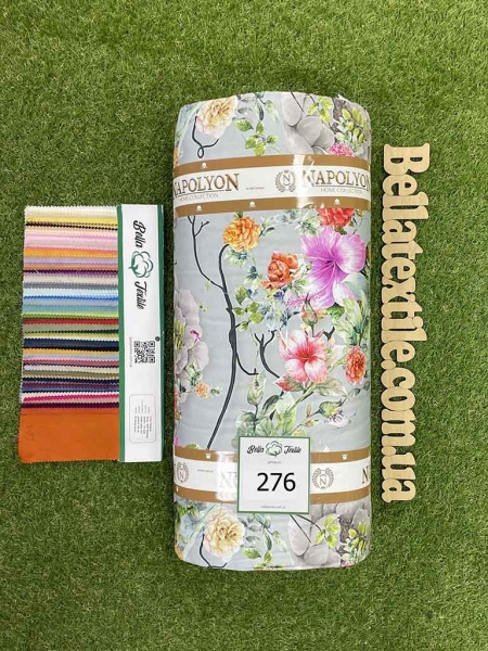 Cатин  принт 276