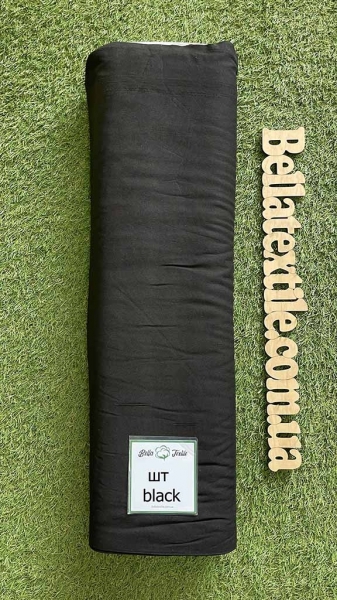 Штапель 100% віскоза чорна