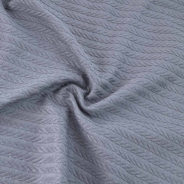 Піке косичка №64 сіро-синій