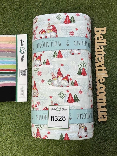 Фланель принт Wella Home 328 ментол