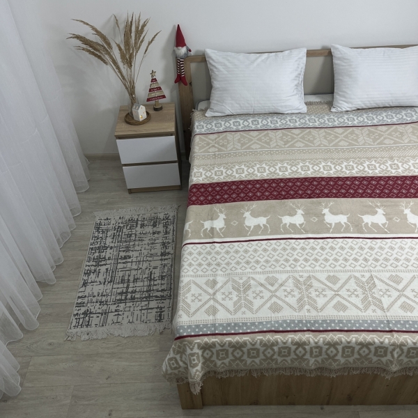 Плед покривало Aksu 160x200 беж