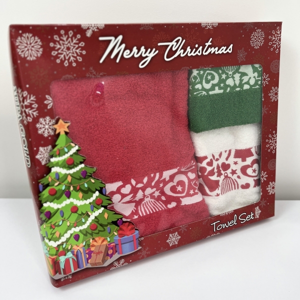 Набір рушників новорічні 4
