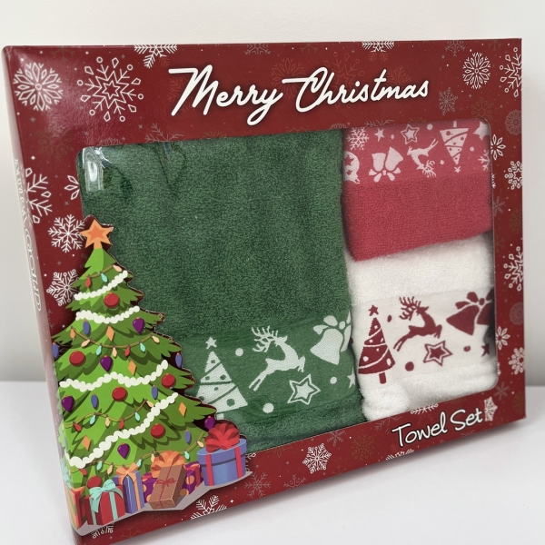 Набір рушників новорічні 8