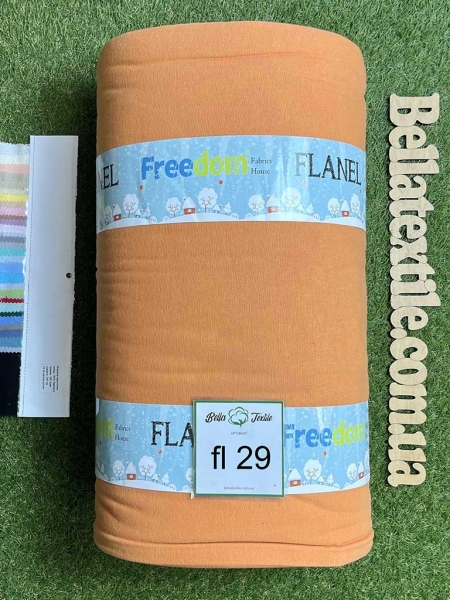 Фланель однотонна 29 теракот