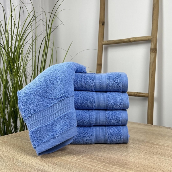 Рушники лице 50х90 5 штук  синій