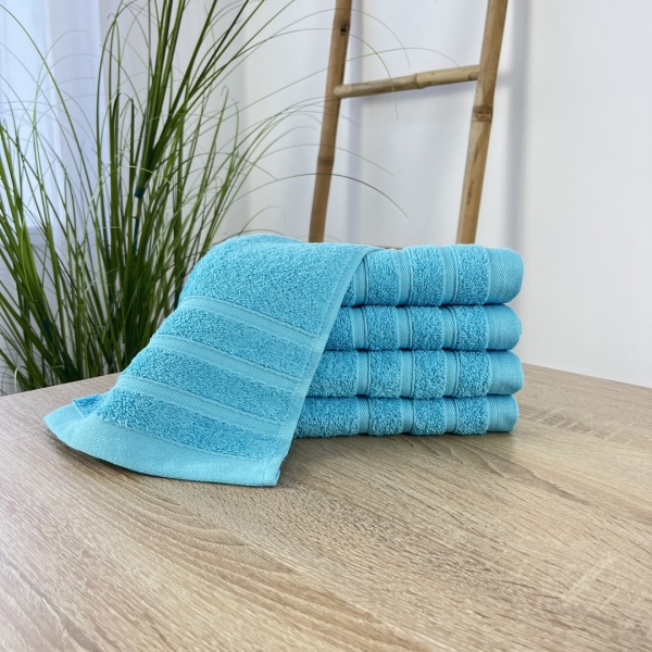 Рушники  30х50 5 штук аквамарин