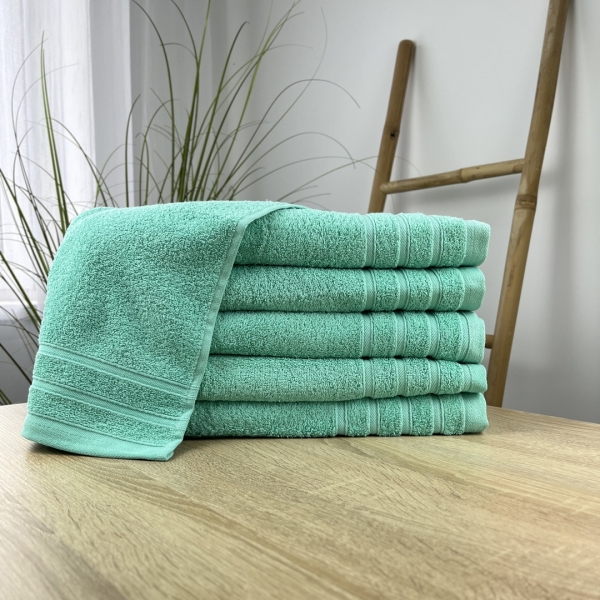 Рушники баня 70х140 5 штук  ментол