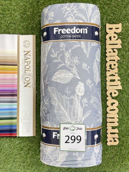 Cатин  принт 299