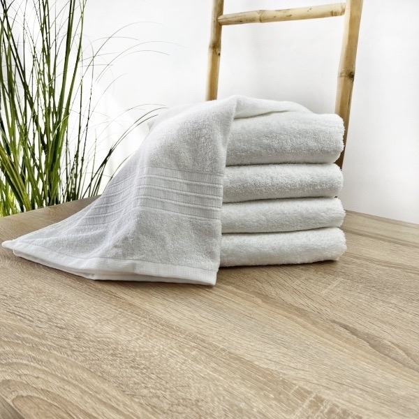 Рушники баня 100х150 5 штук   білий