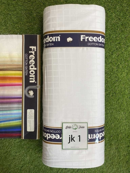 Сатин жакард клітинка № 1