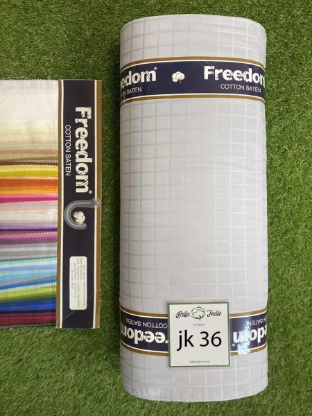 Сатин жакард клітинка № 36