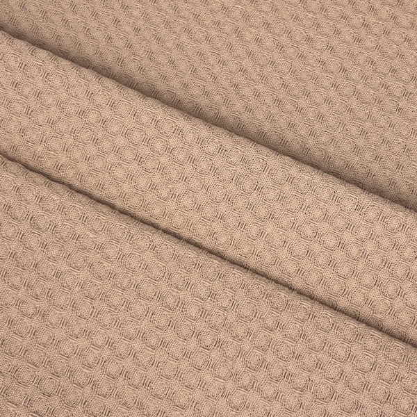 Пике вафля № 15 коричневый