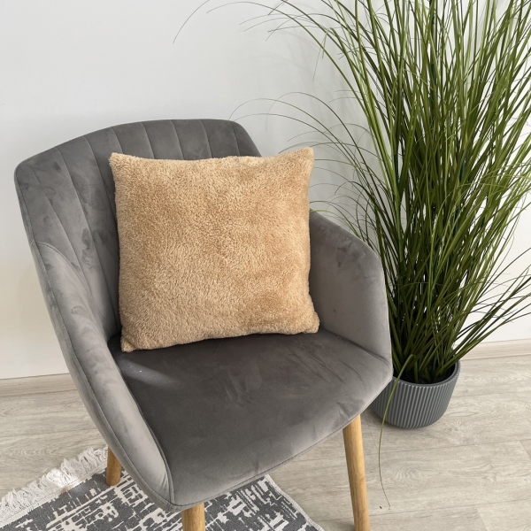 Декоративні подушки велсофт беж 