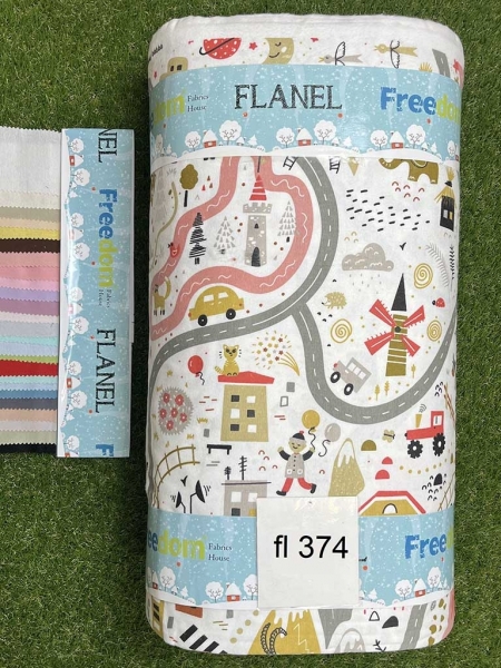 Фланель принт 374