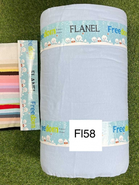 Фланель однотонна 58 світло-голуба