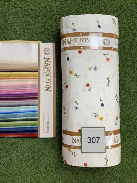 Cатин  принт 307