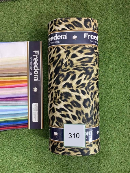 Cатин  принт 310