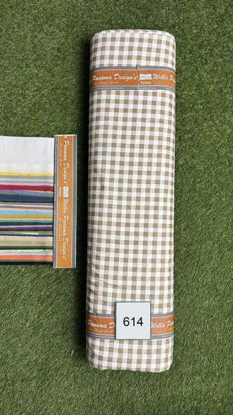 Дак принт 614 клітинка шоколадна