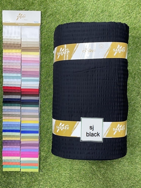 Сатин жатка однотон sj black