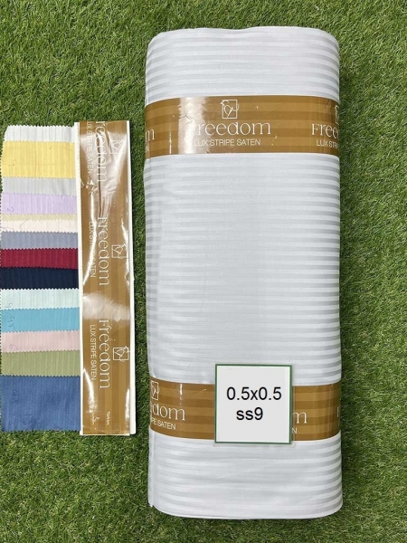 Страйп сатин N9 світло-сірий полоска 0,5х0,5