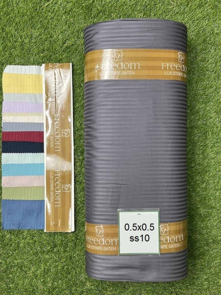 Страйп сатин N10 графіт полоска 0,5х0,5