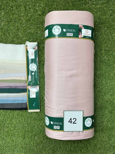 Сатин тенсел 100% код 42 рожевий 