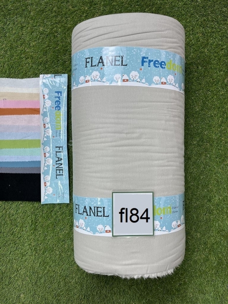 Фланель однотонна 84 сіро-бежева