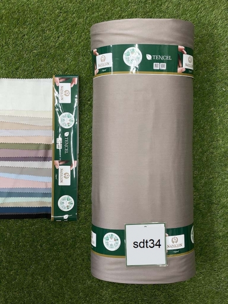 Сатин тенсел 100% код 34 тауп