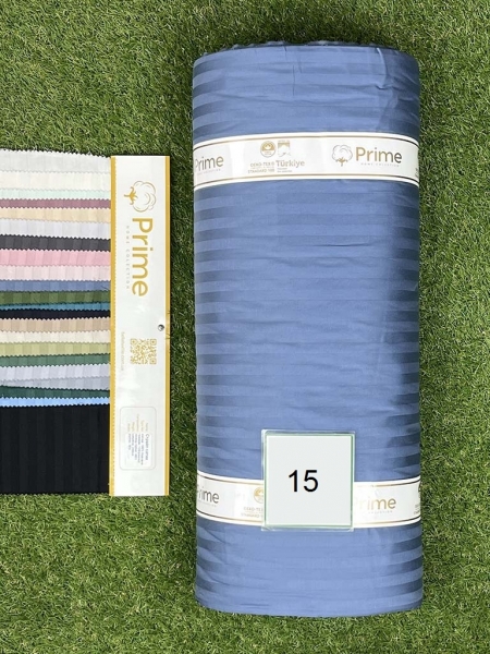 Страйп сатин Prime N15 індіго