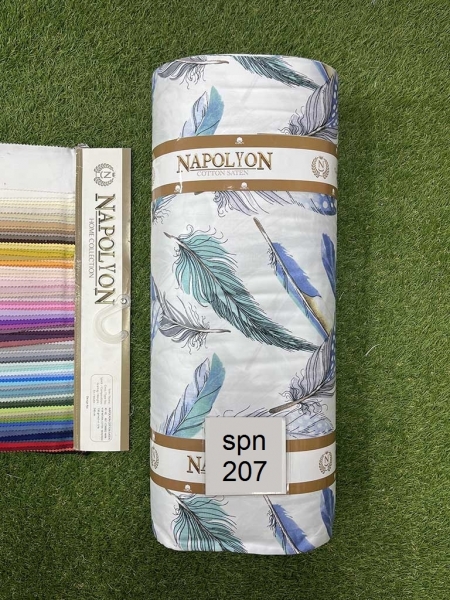 Cатин  принт 207