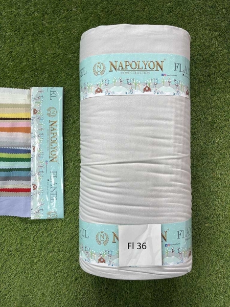 Фланель однотонна 36 світло-сіра