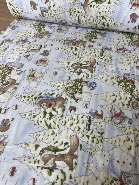 Фланель принт Wella Home 428