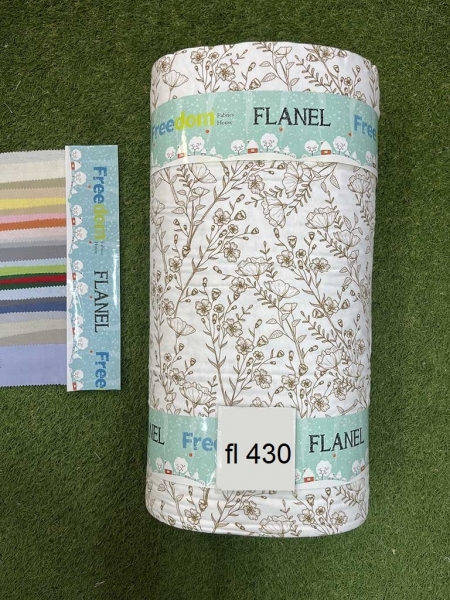 Фланель принт 430 беж