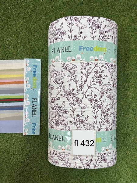 Фланель принт 432 марсал