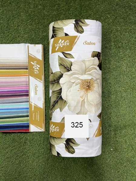 Cатин  принт 325