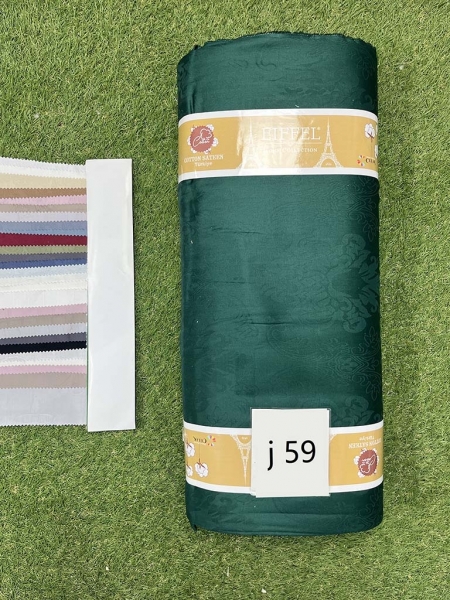 Сатин жакард № 59 смарагд