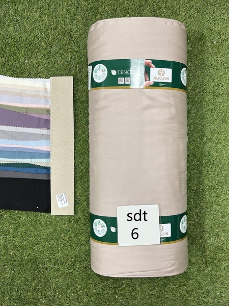 Сатин тенсел 100% код 6 беж