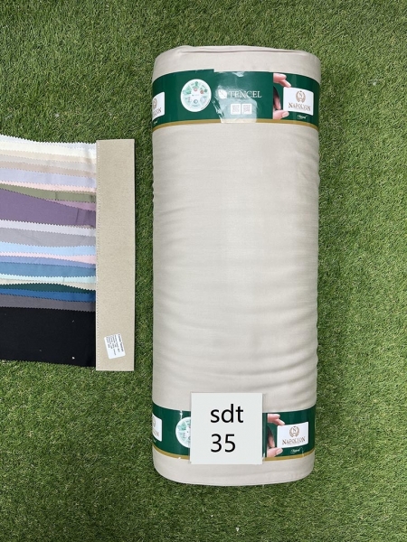 Сатин тенсел 100% код 35 пісочний