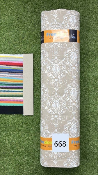 Дак принт 668 бежевий фон