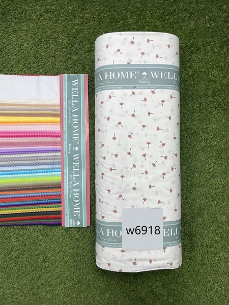 Ранфорс принт 6918 рожеві