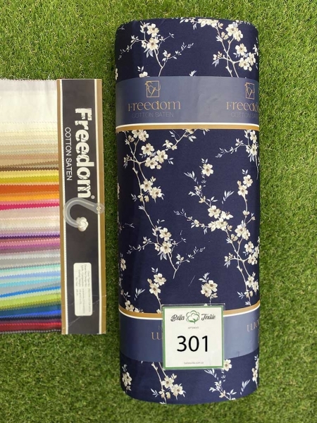 Cатин  принт 301