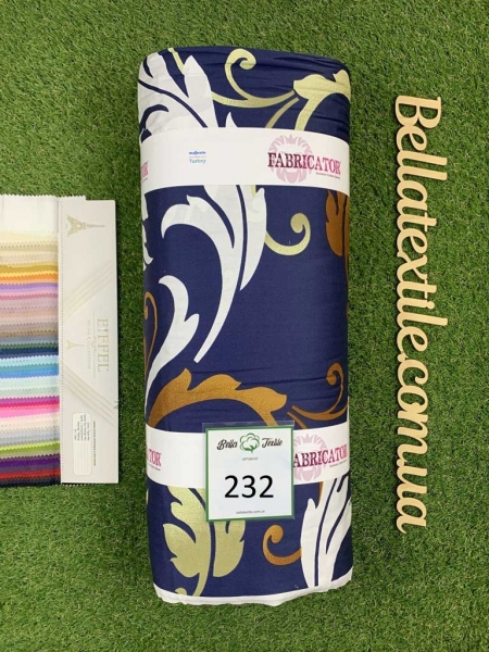 Cатин  принт 232